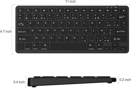 [AZ00007] Clavier Bluetooth sans fil ultra-mince